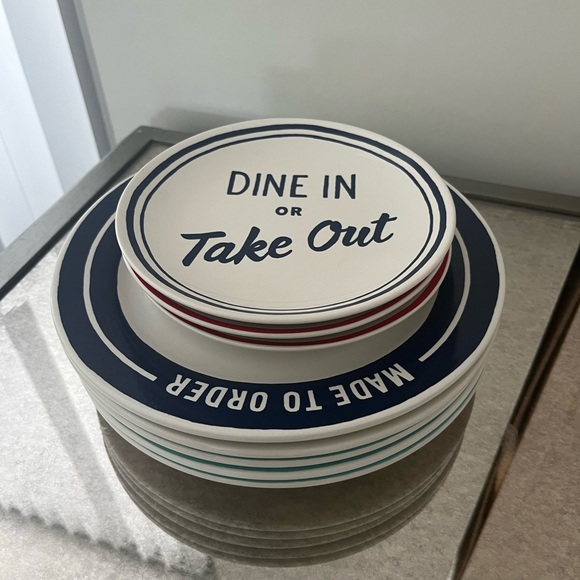 Kate Spade ♠️ All in Good Taste Order’s Up Diner Dinnerware - Set of 8 - Picture 6 of 7